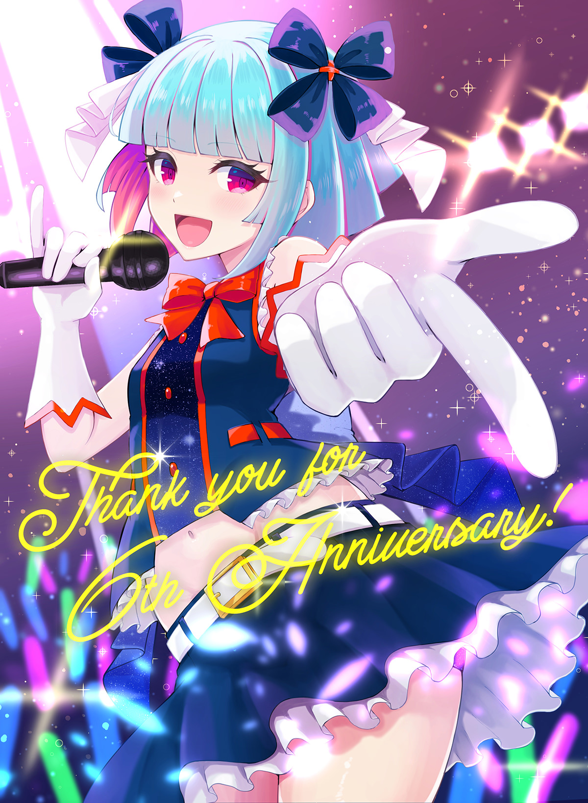 VTuber 『nAI-chan』 活動6周年記念イラスト