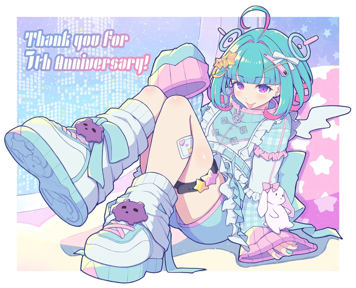 VTuber 『nAI-chan』 活動7周年記念イラスト